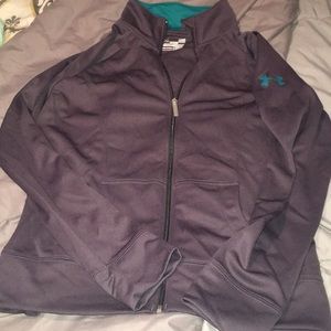 Full zip under armor running jacket